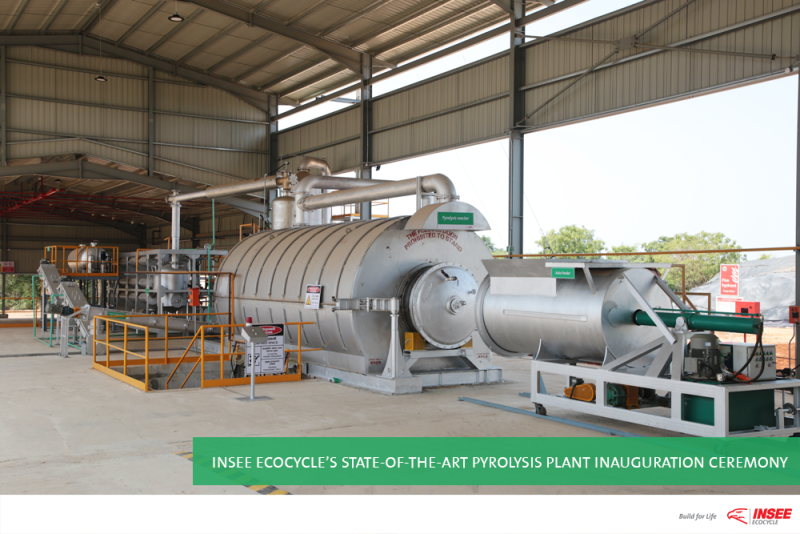 INSEE Ecocycle opens a cutting-edge Pyrolysis Plant to convert industrial waste into valuable resources