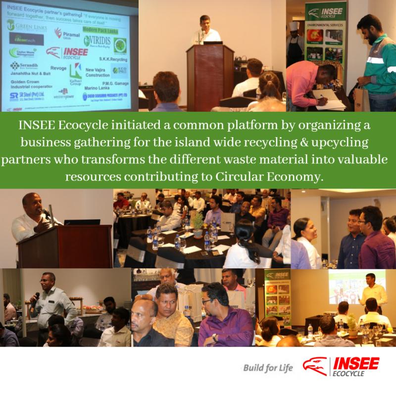 INSEE Ecocycle initiated the integrated waste management solutions to promote circular economy-based waste management solutions targeting more & more resource recoveries with industry coalition in Sri Lanka.