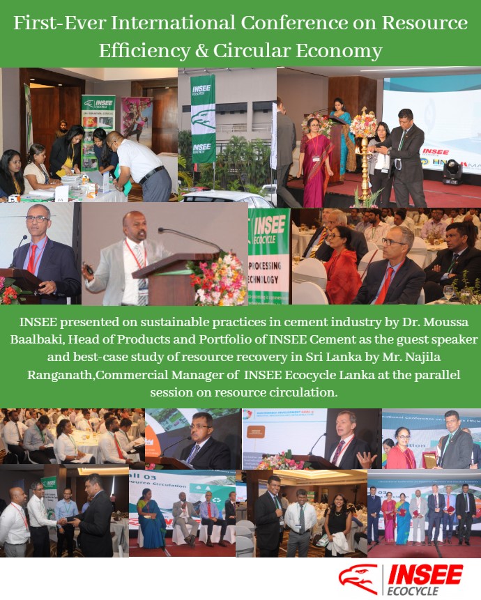 INSEE Ecocycle presented at the first-ever international conference on Resource Efficiency & Circular Economy