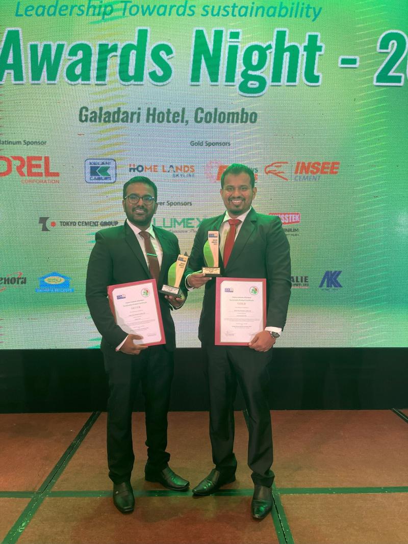INSEE Cement Receives Prestigious Awards for Sustainable Leadership in the Sri Lankan Construction Industry