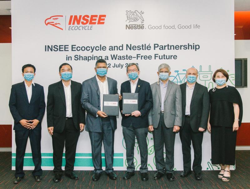 INSEE Ecocyle and Nestlé Partnership in Shaping Waste-Free Future
