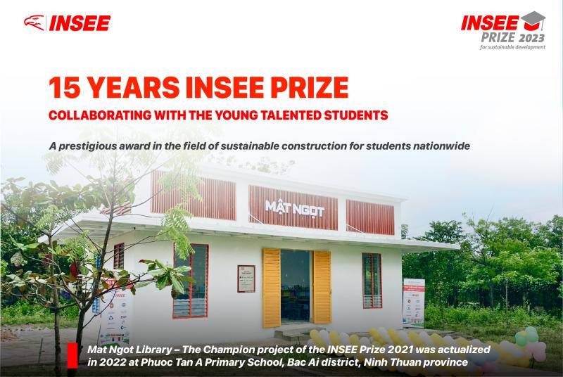 INSEE PRIZE 2023 A 15-YEAR JOURNEY OF TALENTED STUDENT GENERATIONS