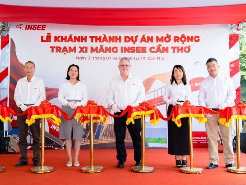 INSEE VIETNAM COMPLETES EXPANSION PROJECT OF INSEE CAN THO CEMENT TERMINAL