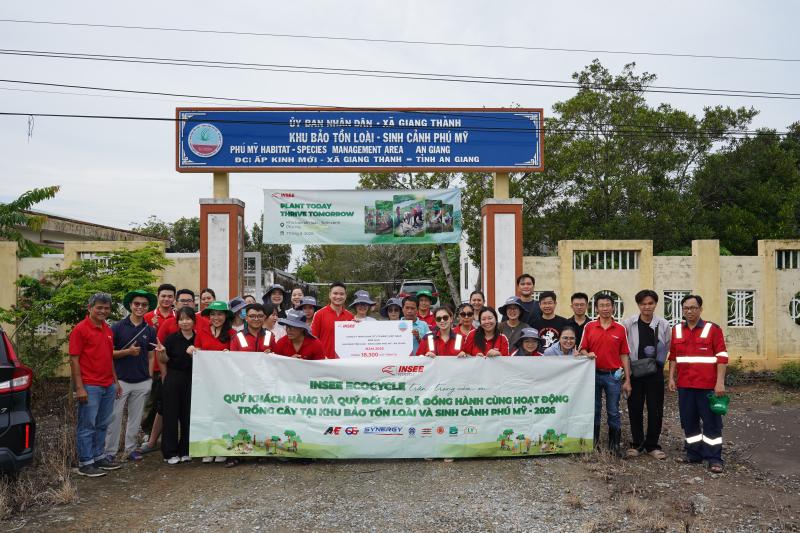 INSEE CHUNG TAY BẢO TỒN ĐA DẠNG SINH HỌC, LAN TỎA GIÁ TRỊ BỀN VỮNG TẠI KHU BẢO TỒN LOÀI VÀ SINH CẢNH PHÚ MỸ