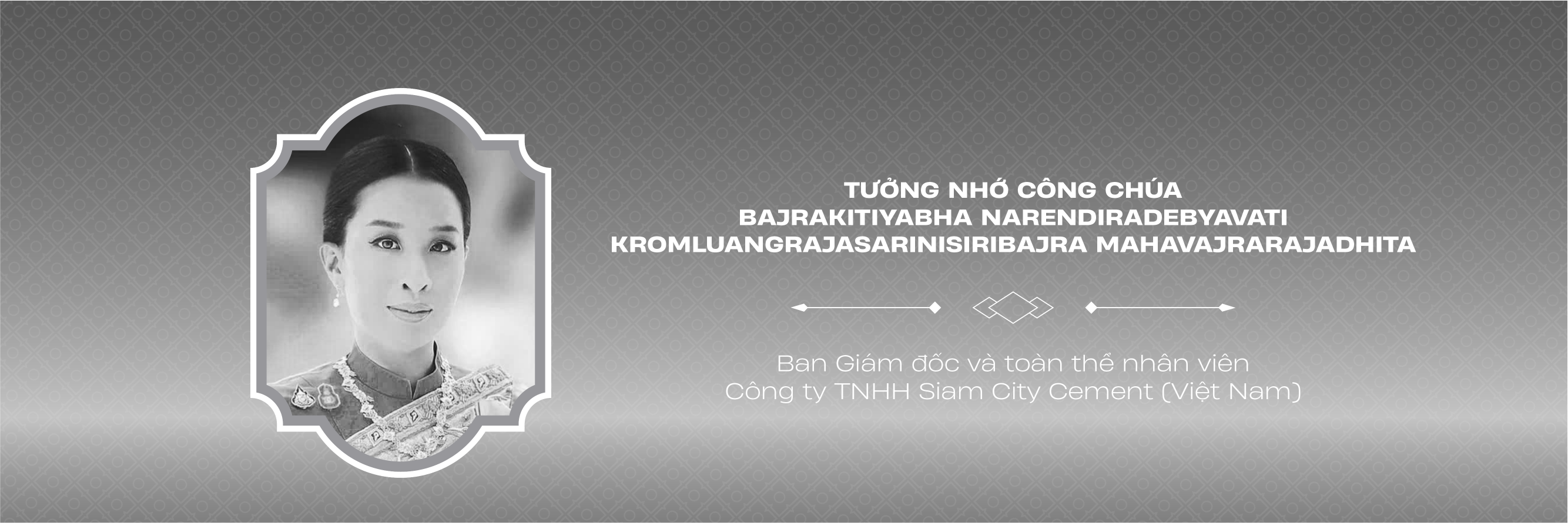 Tưởng nhớ Công chúa Thái Lan