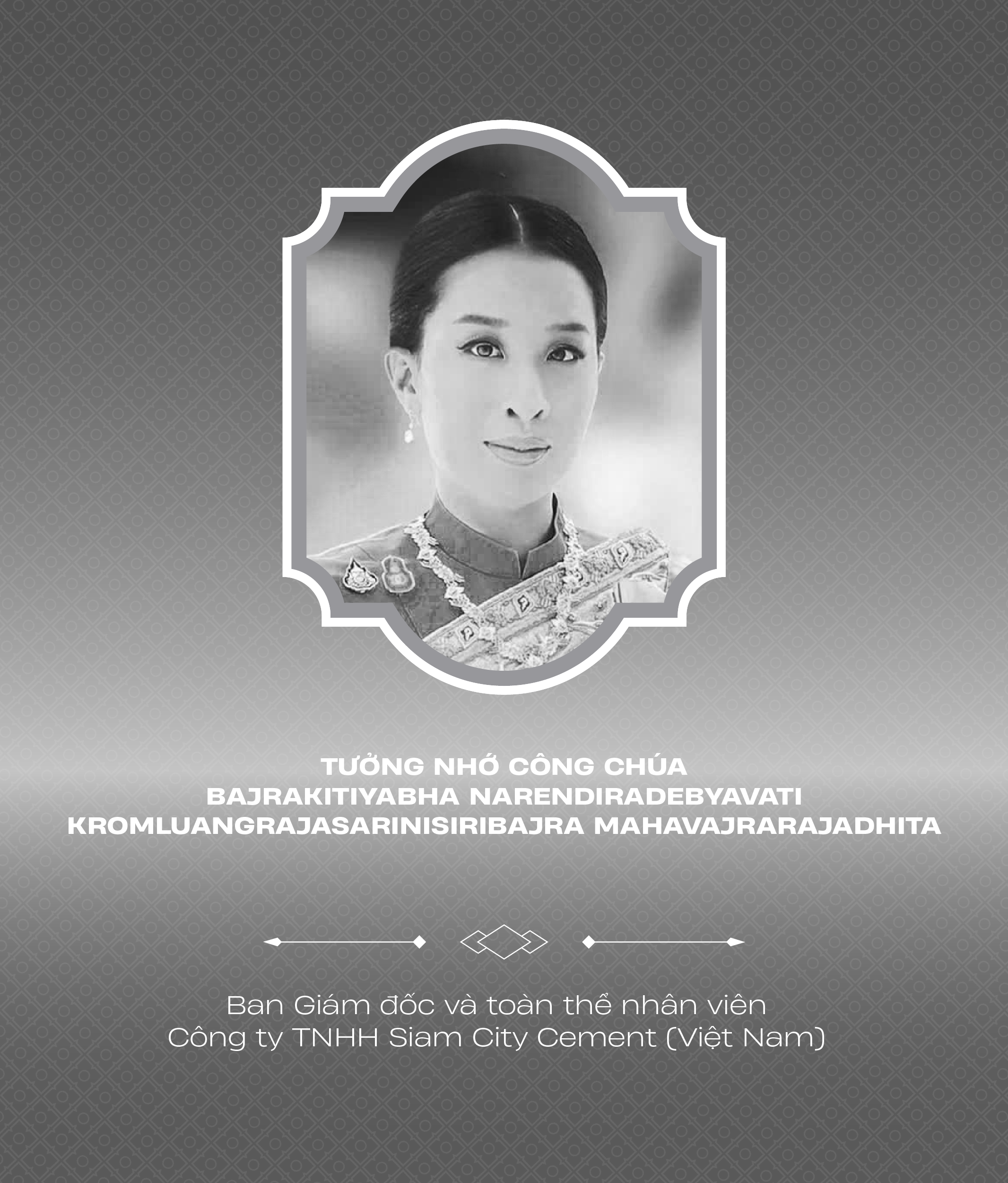 Tưởng nhớ Công chúa Thái Lan